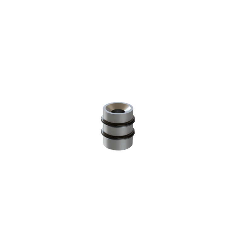 RAIL STOP D.12X15 / ALUMINIUM U SHAPED SLIDING GLASSES MECHANISM